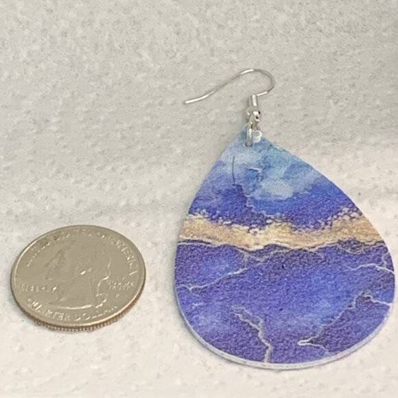 Tie Dye Earring, Boho Earring, Cute Earring, Gift Idea, Bohemian Jewelry - Picture 3 of 4